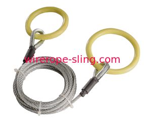 Bauholz-Tuff-Protokollierungshalsband-Kabel, Muffen-Augen-Riemen TMW - 38 mit Schleppseil-Ring