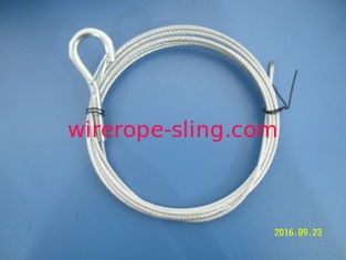 4.8mm Stahlanschlagseil-Kabel mit Klipp-/Ösenhaken-Muffe