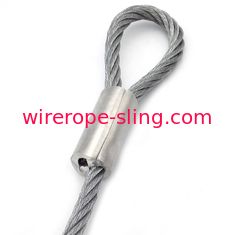 Whipcheck-Sicherheits-Kabel-Drahtseil-Hebegurt-Schlauch, zum 1/8" zu bearbeiten Durchmesser 125 P/in