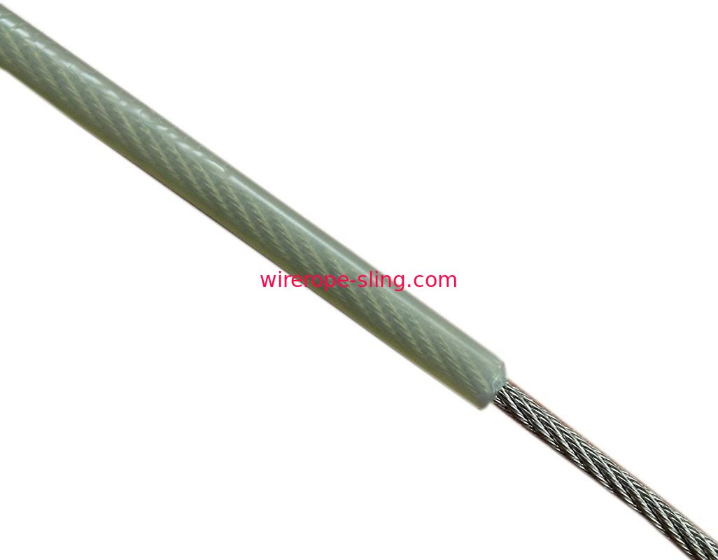 Kabel-Drahtseil-natürliches Nylon des Edelstahl-302 304 beschichtet für die Technik des Zweckes