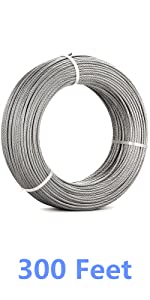 stainless steel cable 300 Füße