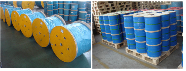 PVC PU Nylondrahtseil für flexible Stahldrahtseile Dauerhafte Qualität mit Großhandelspreis
