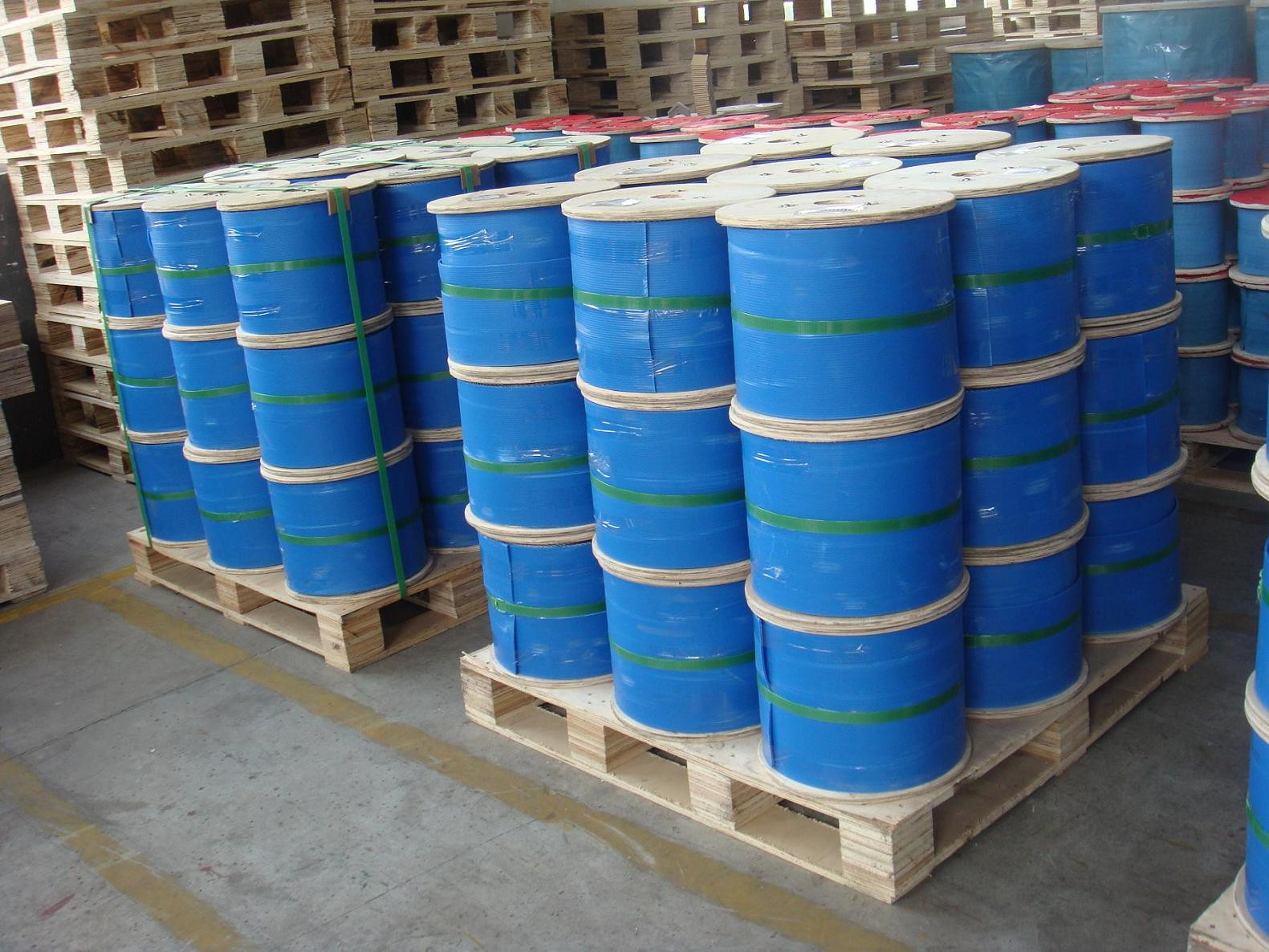 PVC PU Nylondrahtseil für flexible Stahldrahtseile Dauerhafte Qualität mit Großhandelspreis