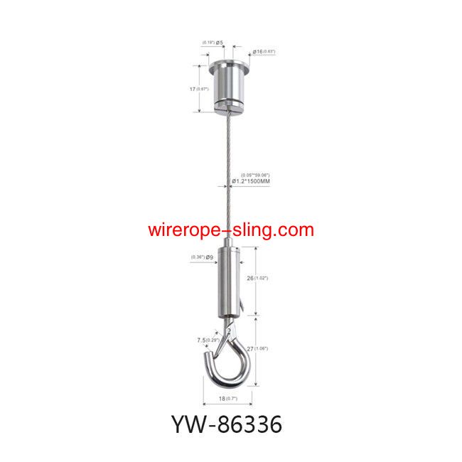 Kabel-Suspension-Kit mit Einstellbarem Gripper Hook YW86336