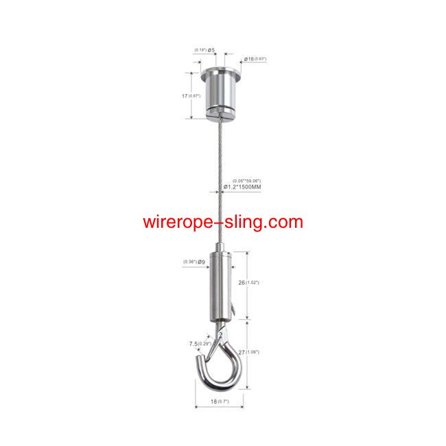 Kabel-Suspension-Kit mit Einstellbarem Gripper Hook YW86336